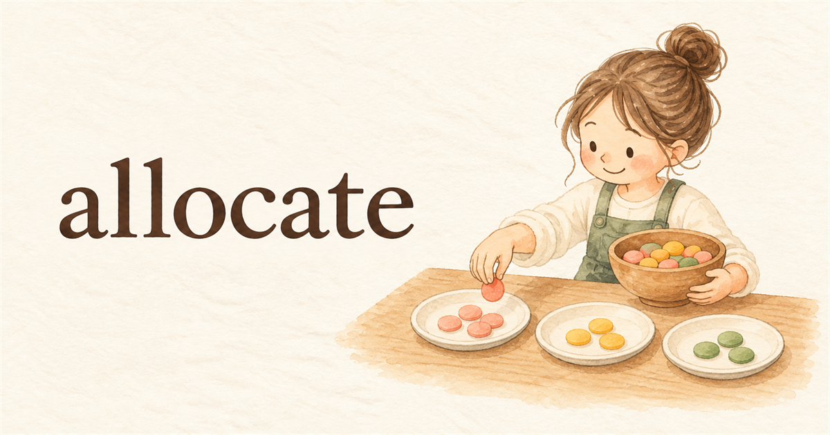 allocate