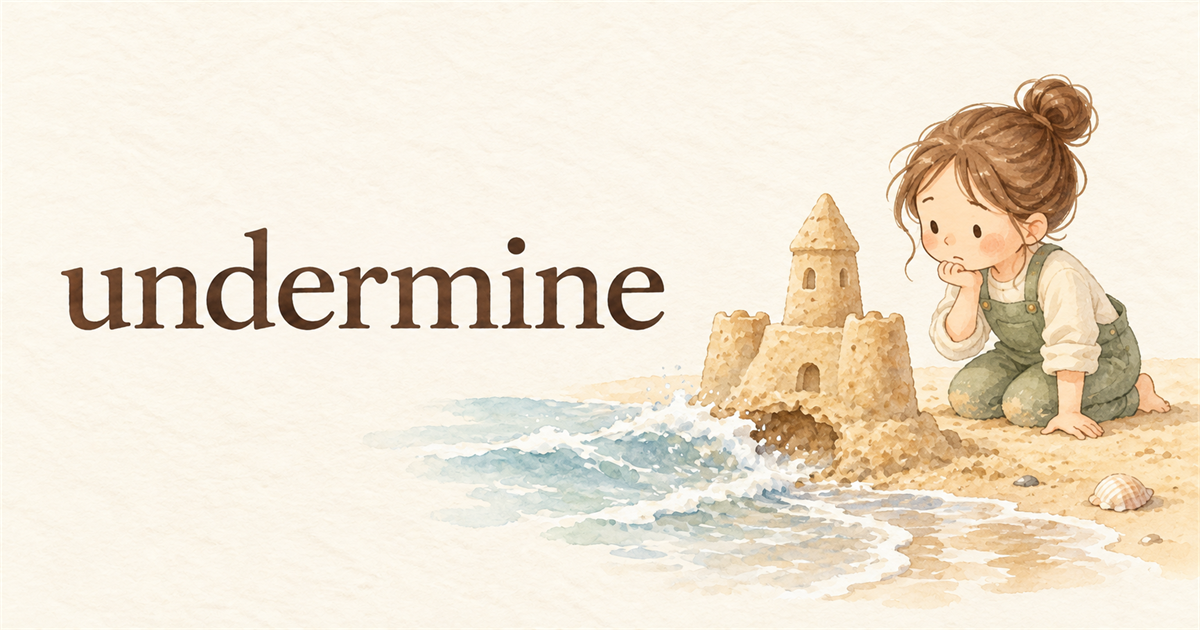 undermine